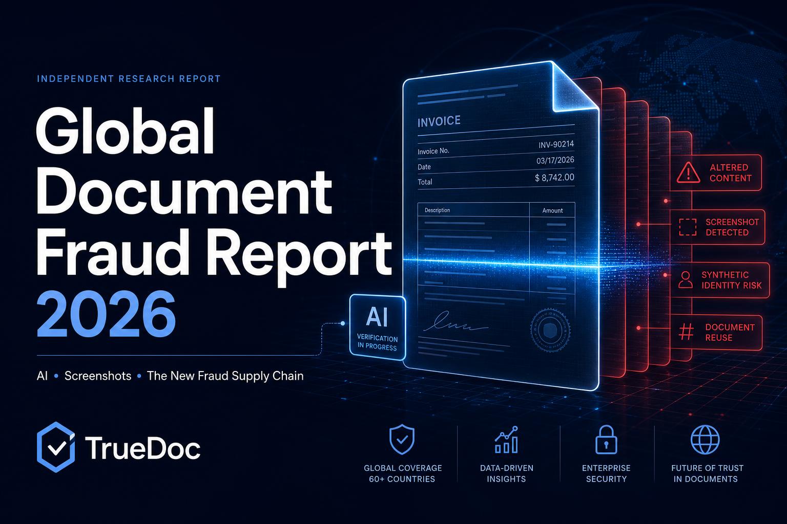 Global Document Fraud Report 2026: AI, Screenshots, and the New Fraud Supply Chain